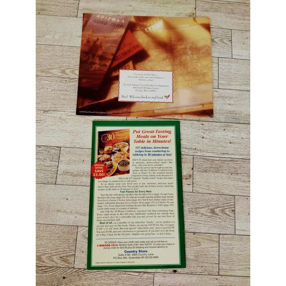 1993 Country Cooking Recipe Collection - Prize‎ Winning Beef - Cookbook Booklet